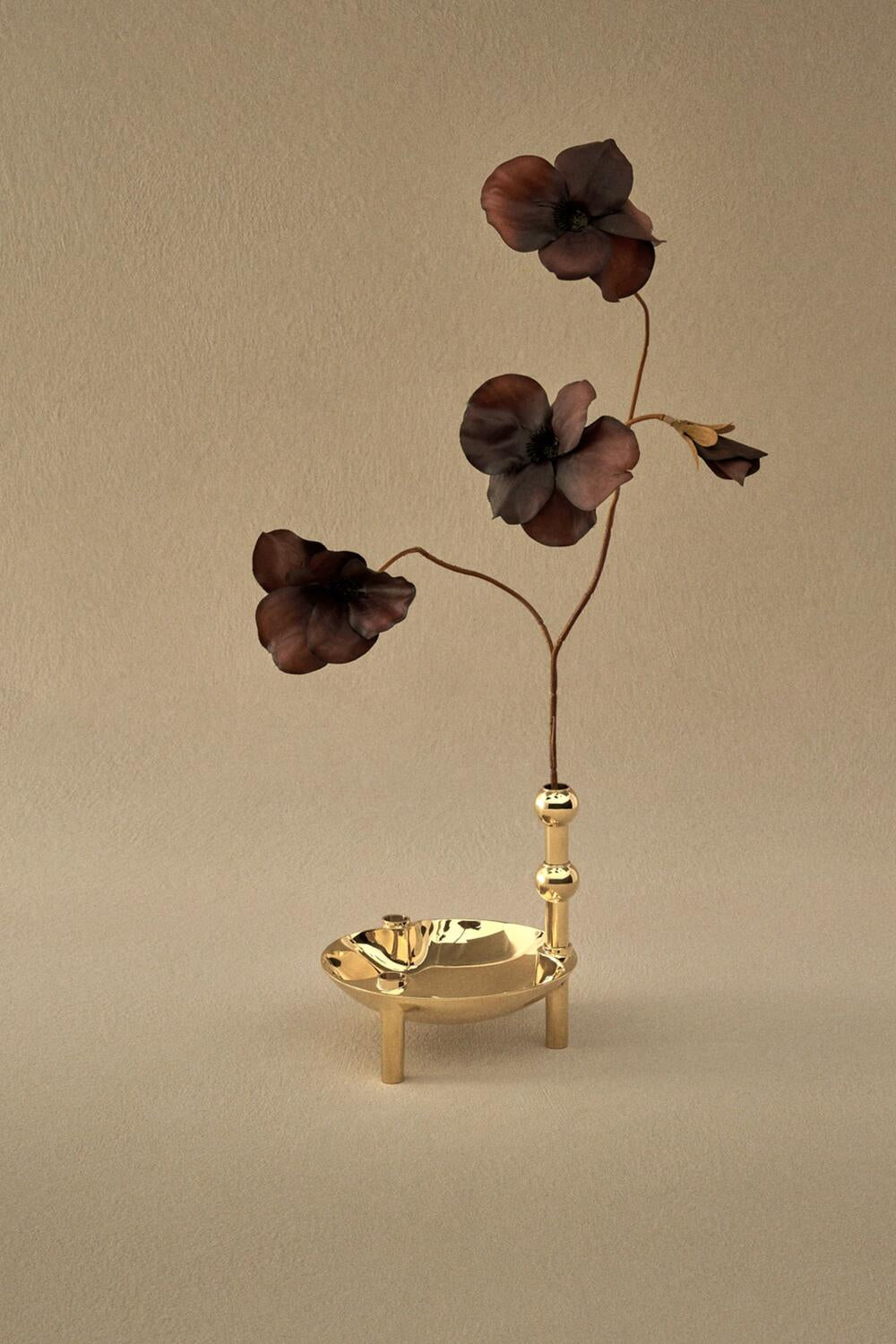 Nagel skål - messing